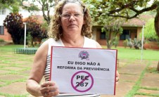 Agricultora Familiar Olindina Gomes contra a PEC 287