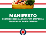 Manifesto das Organizações da Agricultura Camponesa e Familiar de SC